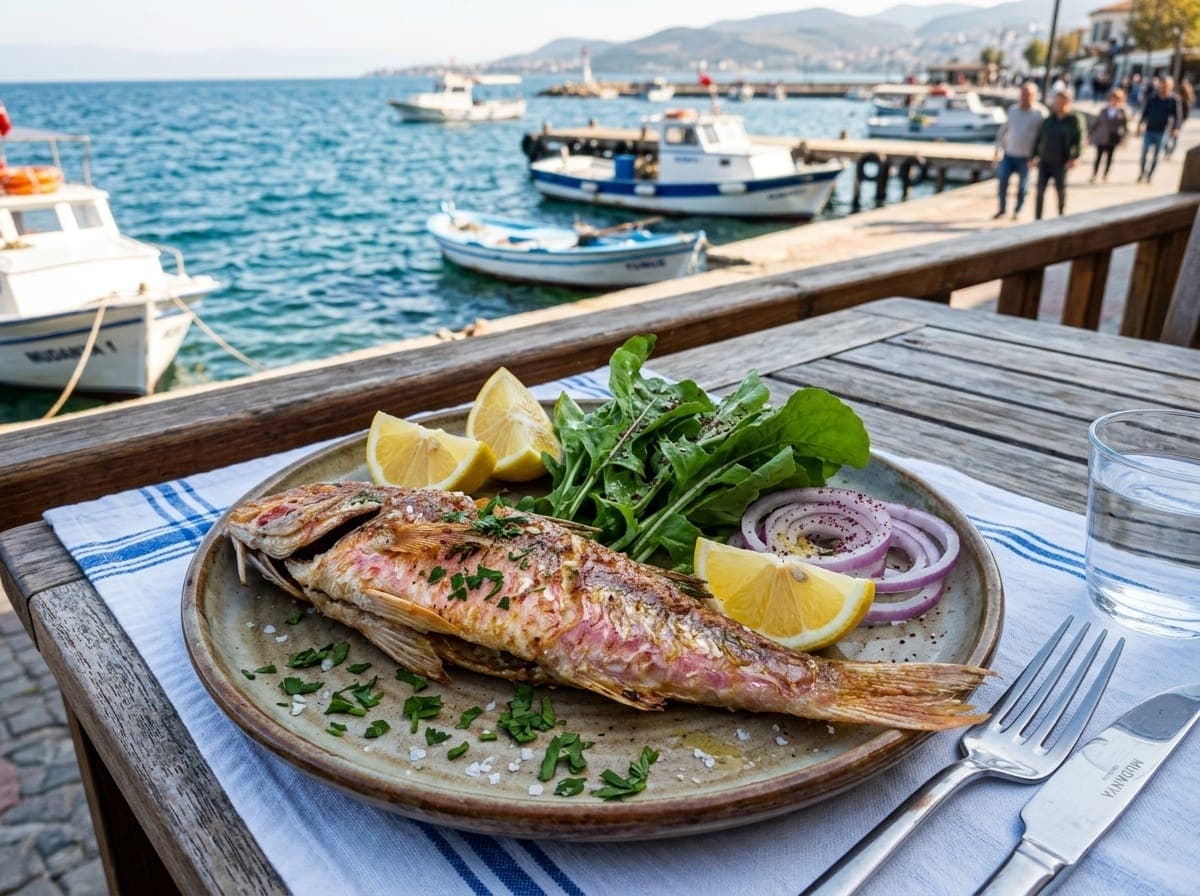 Tarihi Mudanya Denizkızı Balıkçısı (Kordon İskele)