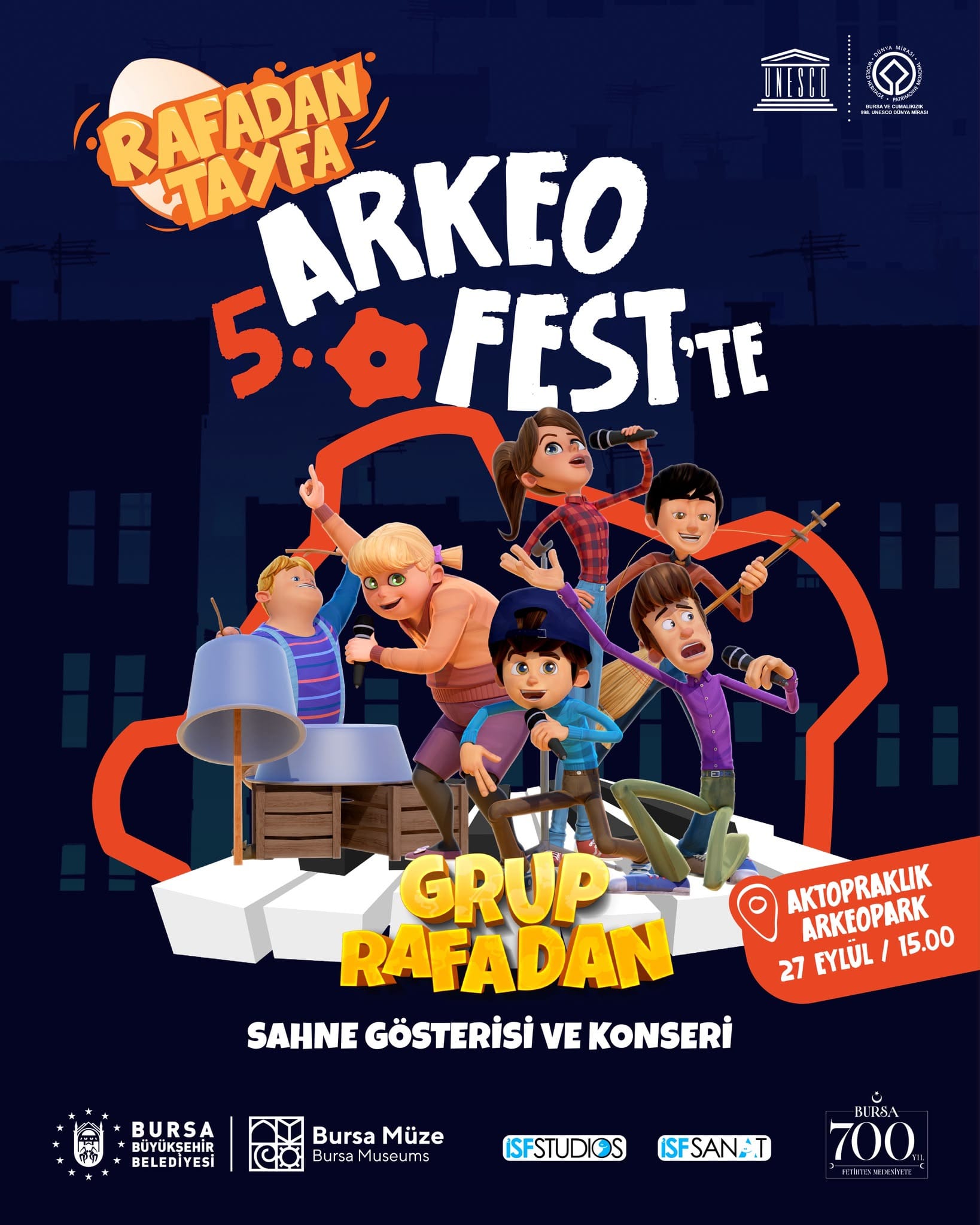 Rafadan Tayfa Arkeofest'te